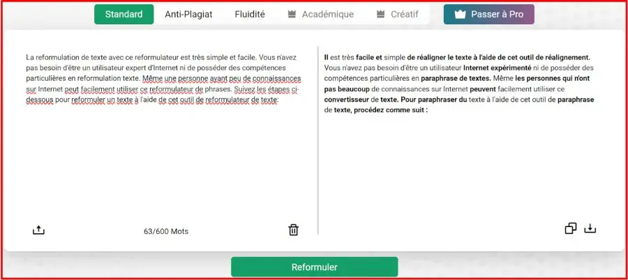Reformuleruntexte.Com : Meilleur site pour reformuler un texte en français