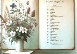 50 nomes de flores em inglês com tradução e exemplos